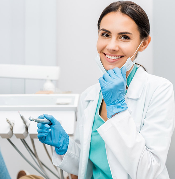 Equipo de profesionales odontológicos